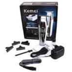 Kemei রিচার্জেবল ইলেকট্রিক হেয়ার ক্লিপার KM-5027 – এলসিডি ডিসপ্লে ও কর্ডলেস ট্রিমার - Image 3